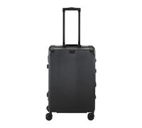 Mömax Reisekoffer Miami M Schwarz , Schwarz , Metall, Kunststoff, Textil , 27x68x44 cm , glänzend,lackiert,beschichtet , höhenverstellbarer Teleskopgriff, 360°-Rollensystem, TSA-Schloss, Innensteckfäc