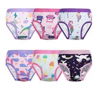 MOEMOE BABY Mädchen Unterhosen 6er Pack Kinder Unterwäsche Baumwolle Panty XL