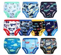 MOEMOE BABY Töpfchen Trainingshose, 10 Stück Baumwolle Töpfchen Trainingshose Kinder Trainer Töpfchentraining Unterhosen für Jungen Mädchen, Blau, 6 Jahre