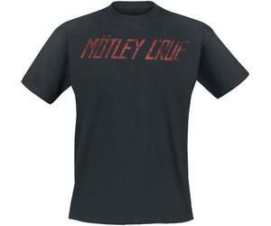 Mötley Crüe Distressed Logo T-Shirt schwarz in M