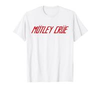 Mötley Crüe - Distressed Logo White T-Shirt