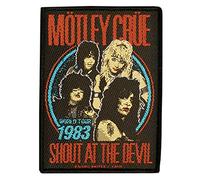 Mötley Crüe Shout at the Devil Aufnäher Patch Gewebt & Lizenziert !!