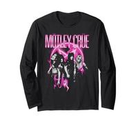 Mötley Crüe - Shout Neon Pink Langarmshirt