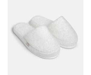 MÖVE Superwuschel Pantoffeln weiß snow (001)