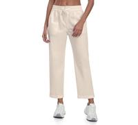 MoFiz Hosen Damen Baumwolle Leinenhose Leichte Sommerhosen Lang Bequeme Freizeithose Khak S