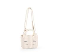 MOFU MOFU - Einkaufstasche aus offiziellem Samt Mofu Mofu, personalisiertes Geschenk mit Stickerei und 3D-Applikationen, 32 x 34 h offen, 14,5 x 19,5 h geschlossen