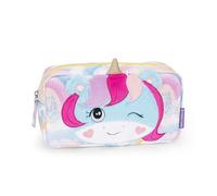 MOFU MOFU Offizielle Mofu Mofu Aufbewahrungstasche für Gegenstände für Taschen und Rucksäcke, mit praktischem Reißverschluss und flauschigen Details, Geschenkidee für Mädchen und Jungen, 22 x 12 x 7