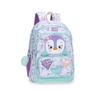 MOFU MOFU - Offizieller Schulrucksack Mofu Mofu, Mädchenrucksack mit 2 großen zentralen Räumen, Front- und Seitentaschen, verstellbare und gepolsterte Schultergurte, gepolsterte Rückenlehne, 32 x 43 x