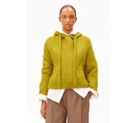 MOHAIR-MIX STRICK-HOODIE | - grün (XXL)