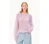 MOHAIR-MIX STRICKPULLOVER | Mohair-Woll-Mix - rose (M)
