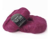 Mohair und Seide Garn Drops Kid-Seide, 0 oder Spitze, 2-lagig, 25,5 g 230 Meter pro Knäuel (17 Dark Rose)