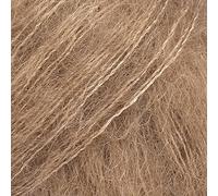 Mohair und Seide Garn Drops Kid-Seide, 0 oder Spitze, 2-lagig, 25,5 g 230 Meter pro Knäuel (42 Mandel)