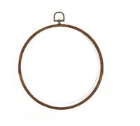 MOHUIED Mini-Stickrahmen 10 Teile/Satz Nähen Werkzeug Runde Holz Farbe Stickrahmen Rahmen Set Kunststoff Stickerei Ringe for DIY Kreuz Stich Nadel Handwerk(21.5cm-10pcs)