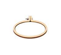 MOHUIED Mini-Stickrahmen 5er-Pack Mini-Stickrahmen, Kleiner Mini-Kreuzstichrahmen aus Holz, Mini-Holzring for DIY-Anhänger-Bastelarbeiten(Color 2)