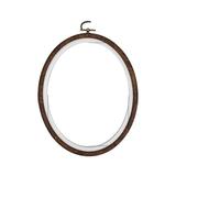 MOHUIED Mini-Stickrahmen Kunststoff Runde Oval Quadratischen Rahmen Stickerei Hoop Ring DIY Nadelarbeit Kreuz Stich Maschine Schleife Hand Haushalt Nähen Werkzeuge(Oval 15x19cm)