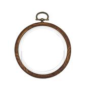 MOHUIED Mini-Stickrahmen Kunststoff Runde Oval Quadratischen Rahmen Stickerei Hoop Ring DIY Nadelarbeit Kreuz Stich Maschine Schleife Hand Haushalt Nähen Werkzeuge(Round 10cm)