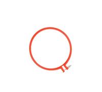 MOHUIED Mini-Stickrahmen Nähwerkzeug, rundes Kunststoff-Stickrahmen-Rahmen-Set, Kunststoff-Stickrahmenring for DIY-Kreuzstich-Nadel-Bastelwerkzeug(5inch)