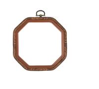 MOHUIED Mini-Stickrahmen Nähwerkzeug, rundes Stickrahmen-Set, Kunststoff-Stickrahmen-Ringe for DIY-Kreuzstich-Nadel-Bastelwerkzeug(14x14cm)