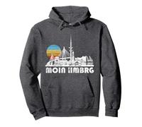 MOIN HMBRG Hambruger Skyline Geschenk Hamburg Retro Pullover Hoodie