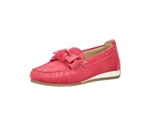 Mokassin ARA "Ara Mokassin Veloursleder", Damen, Gr. 39, erdbeere, Veloursleder, Schuhe Mokassin (86185060-39) erdbeere