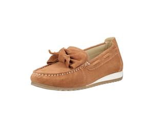 Mokassin ARA "Ara Slipper Leder", Damen, Gr. 36,5, braun, Leder, Schuhe Mokassin (83975619-36,5) braun
