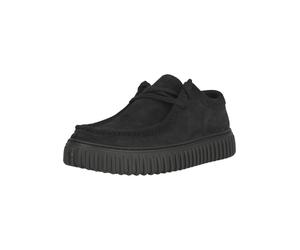 Mokassin CLARKS "Torhill Lo", Herren, Gr. 44, schwarz, Leder, Schuhe Mokassin, mit herausnehmbarem Contour-Cushion-Fußbett (28201444-44) schwarz