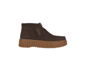 Mokassin CLARKS "Torhill Moss", Damen, Gr. 41,5, braun, Leder, Schuhe Mokassin, mit gerippter Laufsohle (94828013-41,5) braun