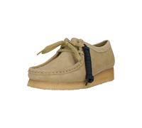Mokassin CLARKS "Wallabee", Herren, Gr. 40, beige, Schuhe Mokassin, mit Krepp-Laufsohle (64863334-40) beige