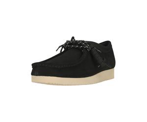 Mokassin CLARKS "Wallabee Lite", Herren, Gr. 42, schwarz, Schuhe Mokassin, mit leichter Laufsohle (18171406-42) schwarz