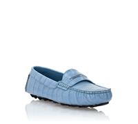 Mokassin PHILIPP PLEIN "Crocco Print", Damen, Gr. 36, Normalschaft, 07, lightblau, Schuhe (55394620-36) 07, lightblau