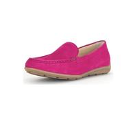 Mokassin GABOR COMFORT "Gabor Comfort Mokassin Veloursleder", Damen, Gr. 38,5, pink, Veloursleder, Schuhe Mokassin (79647156-38,5) pink