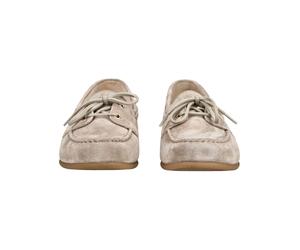 Mokassin GABOR "Gabor Mokassin Veloursleder", Damen, Gr. 40,5, beige, Veloursleder, Schuhe Mokassin (46175813-40,5) beige
