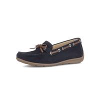 Mokassin GABOR "Mokassin", Damen, Gr. 37,5, blau, Schuhe Mokassin (62246311-37,5) blau