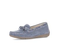 Mokassin GABOR "Mokassin", Damen, Gr. 40,5, blau, Schuhe Mokassin (68898741-40,5) blau