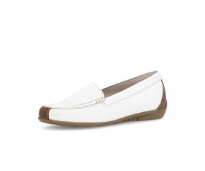Mokassin GABOR "Mokassin", Damen, Gr. 40,5, weiß, Schuhe Mokassin (87759354-40,5) weiß