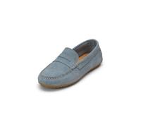 Mokassin MARC O'POLO "aus Velours-Rindleder", Damen, Gr. 40, high sky, Obermaterial: 100% Leder (Rind), unifarben, Schuhe Mokassin (16860543-40) high sky