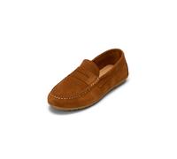 Mokassin MARC O'POLO "aus Velours-Rindleder", Damen, Gr. 41, cognac, Obermaterial: 100% Leder (Rind), unifarben, Schuhe Mokassin (63987144-41) cognac