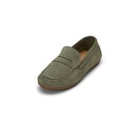 Mokassin MARC O'POLO "aus Velours-Rindleder", Herren, Gr. 39, fresh sage, Obermaterial: 100% Leder (Rind), unifarben, Schuhe Mokassin (72813517-39) fresh sage