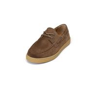Mokassin MARC O'POLO "aus Veloursleder", Herren, Gr. 44, schwarz taupe, Obermaterial: 100% Leder, unifarben, Schuhe Mokassin (55242717-44) schwarz taupe