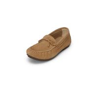 Mokassin MARC O'POLO "aus weichem Veloursleder", Damen, Gr. 39, schwarzer sand, Obermaterial: 100% Leder (Rind), unifarben, Schuhe Mokassin (82189525-39) schwarzer sand