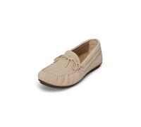 Mokassin MARC O'POLO "aus weichem Veloursleder", Damen, Gr. 40, light oat, Obermaterial: 100% Leder (Rind), unifarben, Schuhe Mokassin (11438838-40) light oat