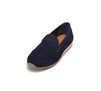 Mokassin MARC O'POLO "aus weichem Ziegenleder", Damen, Gr. 37, blau (navy), Obermaterial: 100% Leder (Ziege), unifarben, Schuhe Mokassin (44735741-37) navy