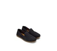 Mokassin MARC O'POLO "Sven", Herren, Gr. 45, dunkelblau, Veloursleder, unifarben, Schuhe Mokassin, Slipper, Schlupfschuh, Flat, Loafer mit Memory Foam (82476133-45) dunkelblau