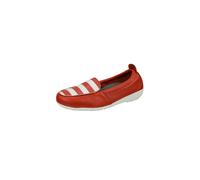 Mokassin NATURAL FEET "Maja", Damen, Gr. 38, rot, Leder, Schuhe Mokassin, mit optimalem Halt (19483417-38) rot