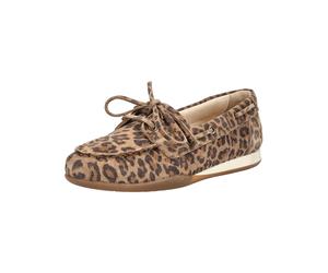 Mokassin NERO GIARDINI "Nero Giardini Mokassin Veloursleder", Damen, Gr. 37, leopard, Veloursleder, Schuhe Mokassin (36353822-37) leopard