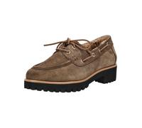 Mokassin PAUL GREEN "Paul Green Halbschuhe Veloursleder", Damen, Gr. 39, braun (erde), Veloursleder, Schuhe Mokassin (28555436-39) erde