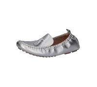 Mokassin PETER KAISER "Peter Kaiser Mokassin Leder", Damen, Gr. 38, silber, Leder, Schuhe Mokassin (71016645-38) silber