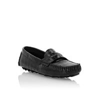 Mokassin PHILIPP PLEIN "Crocco Print", Damen, Gr. 37, Normalschaft, 02, schwarz, Schuhe Mokassin (78511066-37) 02, schwarz
