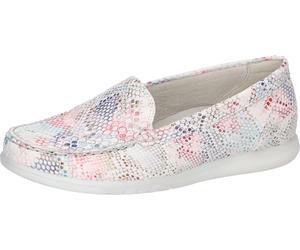 Mokassin WALDLÄUFER "H-Wanda", Damen, Gr. 3,5 (36), bunt (multicolor), Veloursleder, mehrfarbig, Schuhe Mokassin, Slipper, Schlupfschuh, Halbschuh in Komfortweite H (= sehr weit) (56369124-3,5) multic