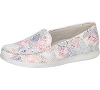 Mokassin WALDLÄUFER "H-WANDA", Damen, Gr. 3,5 (36), multicolor, Veloursleder, mehrfarbig, Schuhe Mokassin, Slipper, Schlupfschuh, Halbschuh in Komfortweite H (= sehr weit) (56369124-3,5) multicolor
